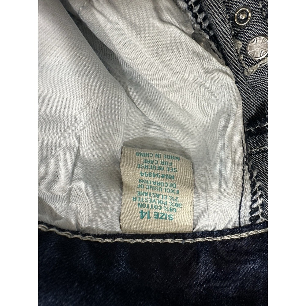 Rockin C Kids Jeans Size 14 Dark Wash NWT - Picture 7 of 7
